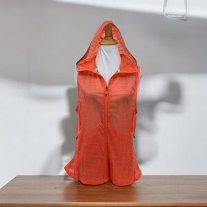 Women Adidas TKO Reflective Run Jacket Orange NWT (M)